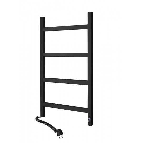 Полотенцесушитель электрический Nordic 500х800 Sensor нержавеющая сталь, левый, черный муар