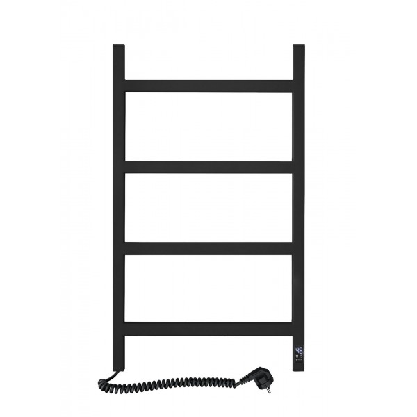 Полотенцесушитель электрический Nordic 500х800 Sensor нержавеющая сталь, левый, черный муар