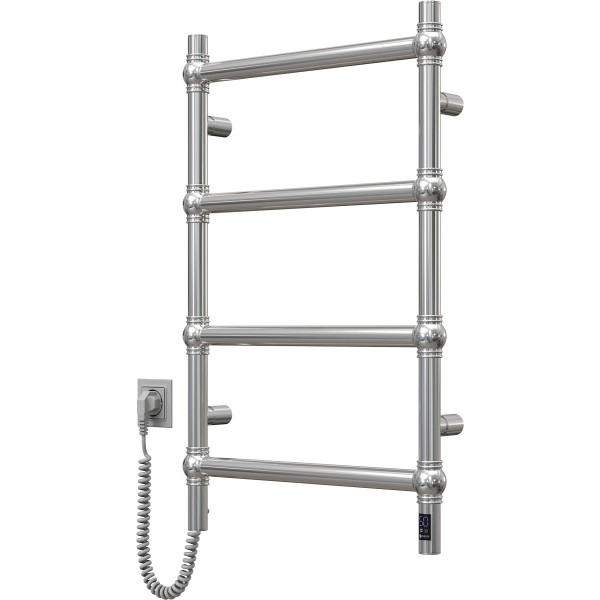 Электрический нержавеющий полотенцесушитель Retro 500х800 Sensor, левый