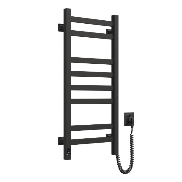 Полотенцесушитель Авангард 360х800 Sensor правый с таймером, чёрный муар