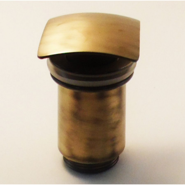 Донный клапан для раковины 1 1/4" click-clack с переливом DANIEL A73763