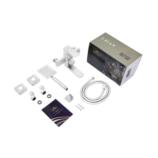 Смеситель для ванны Kroner KRP Edelstahl Kubus - ESG060