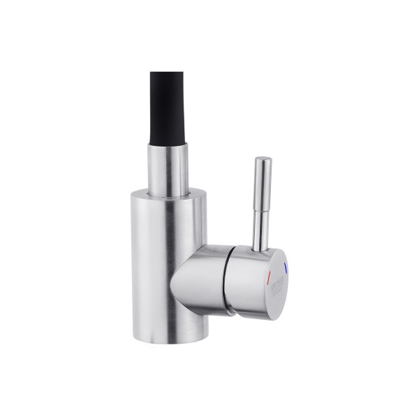 Смеситель для кухни с гибким изливом Kroner KRP Edelstahl Klassisch - ESG035BLK