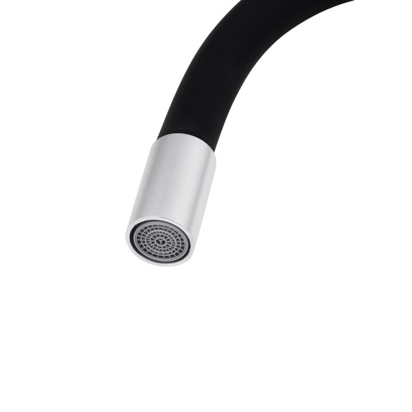 Смеситель для кухни с гибким изливом Kroner KRP Edelstahl Klassisch - ESG035BLK