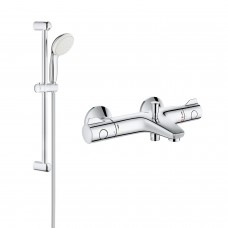 Змішувач для ванни Grohe Grohtherm 800 34567000 з душовим гарнітуром 27853001 (34567001)
