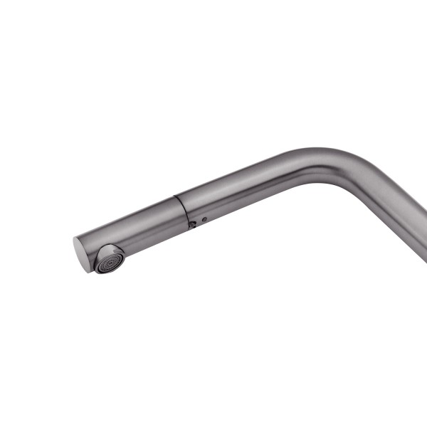 Змішувач для кухні з висувним виливом Kroner KRPё Edelstahl Klassisch - PVD03917