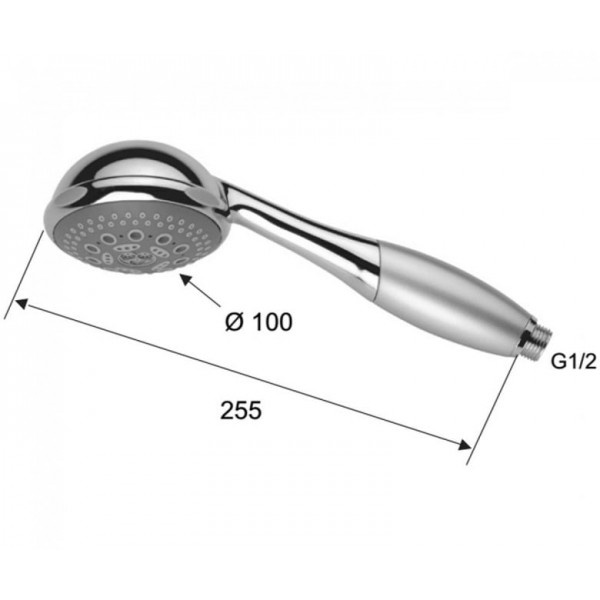 Душова лійка гідромасажна REMER 321XL