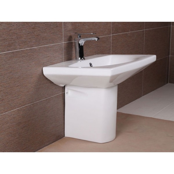 Умивальник на напівп'єдесталі 610х500х480 Aqua-World PEGAS PS-2454