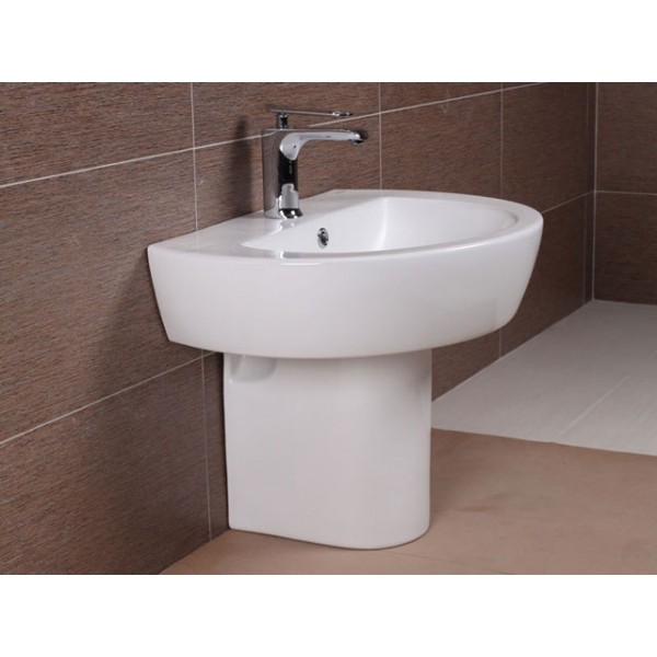 Умивальник на напівп'єдесталі 610х445х480 Aqua-World SOLO SL-2472