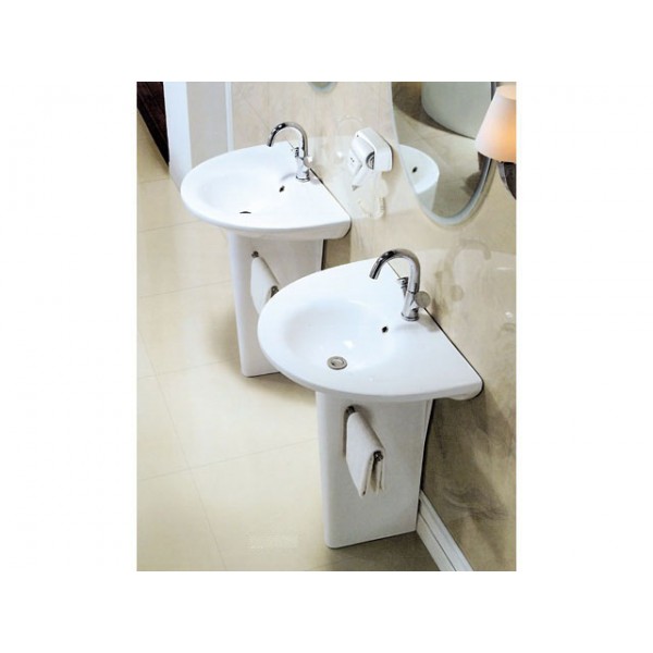 Умивальник на п'єдесталі 750х580х880 Aqua-World COMPASS CS-0209