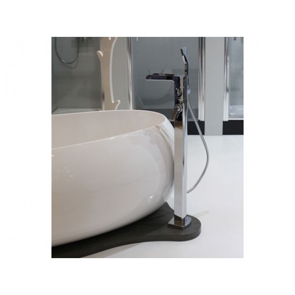 Ванна акрилова острівна з переливом Aqua-World AW430