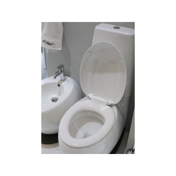 Унітаз підлоговий з сидінням і бачком Aqua-World EGLOSS Eg-0002