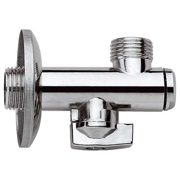 Кран приборный угловой с фильтром 1/2" х 1/2" REMER 1231212