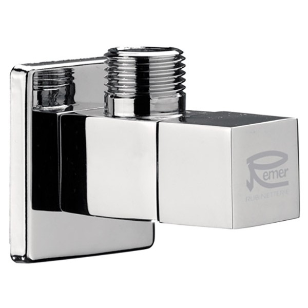 Кран приладовий кутовий 1/2" х 1/2" REMER 128S1212