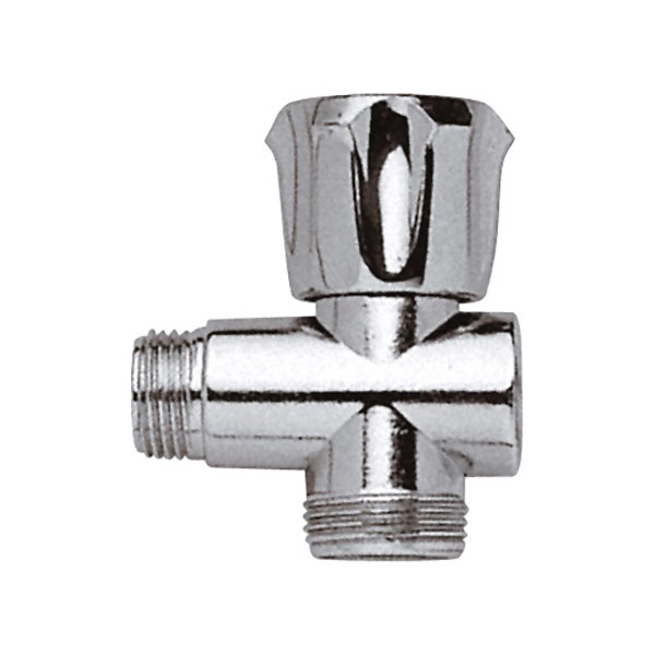 Кран трехходовой для стиральной машины 1/2" х 1/2" х 3/4" REMER 259