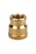 Муфта перехідна 1/2" х 3/4" з внутрішнім різьбленням латунь REMER 510OG1234
