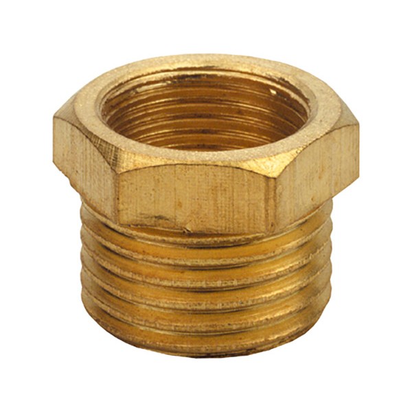 Футорка 3/8" х 1/2" латунь REMER 511OG3812