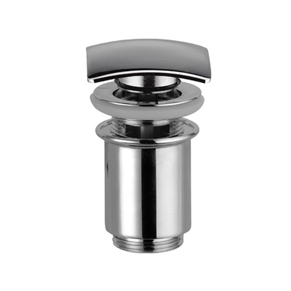 Донний клапан для раковини 1 1/4" click-clack з переливом REMER 905SCC114