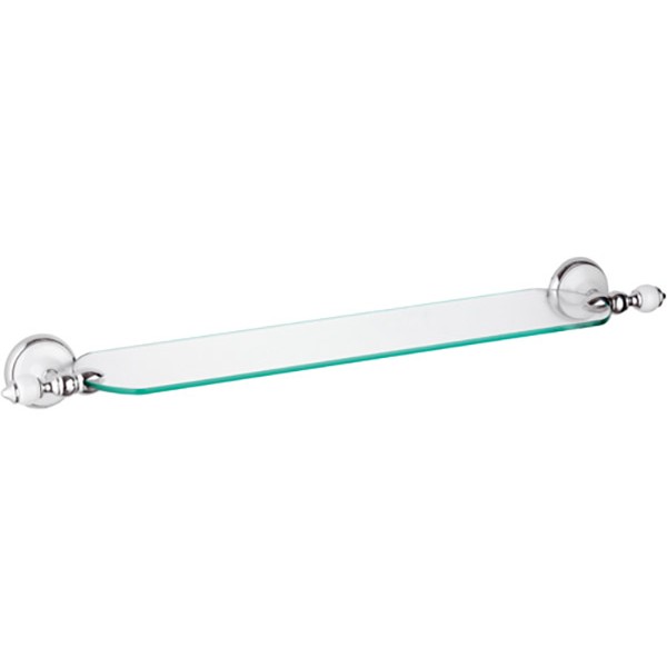 Полка для ванной стеклянная 66,5 см REMER EP20K