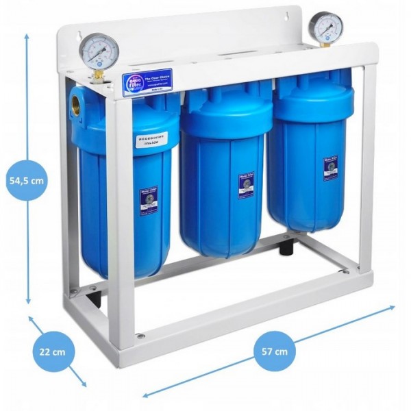 Тройная система фильтрации воды 1" Big Blue 10 Aquafilter HHBB10B