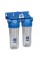 Магистральный фильтр для воды 1/2" двойной Aquafilter FHPRCL12-B-TWIN